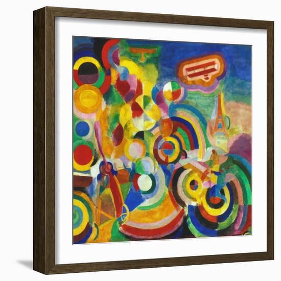 Delaunay: Hommage Bleriot-Robert Delaunay-Framed Giclee Print