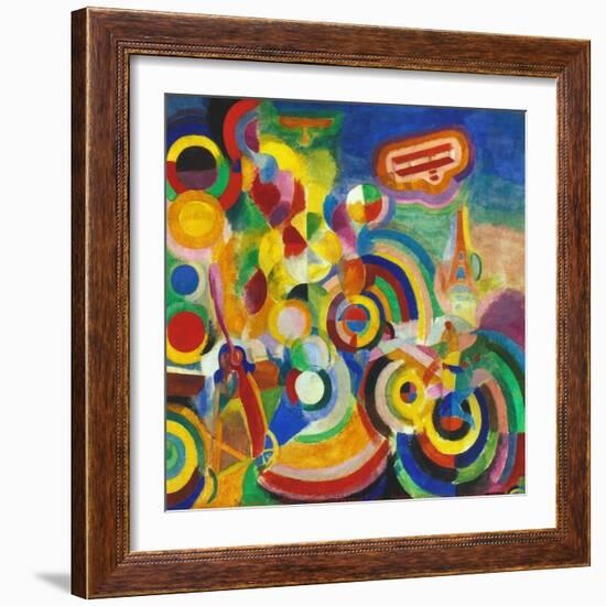 Delaunay: Hommage Bleriot-Robert Delaunay-Framed Giclee Print