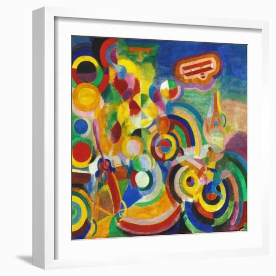 Delaunay: Hommage Bleriot-Robert Delaunay-Framed Giclee Print