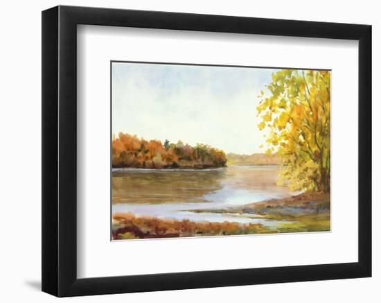 Delaware North from Stockton-Elissa Gore-Framed Art Print