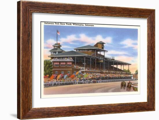 Delaware Park Race Track, Wilmington, Delaware-null-Framed Premium Giclee Print