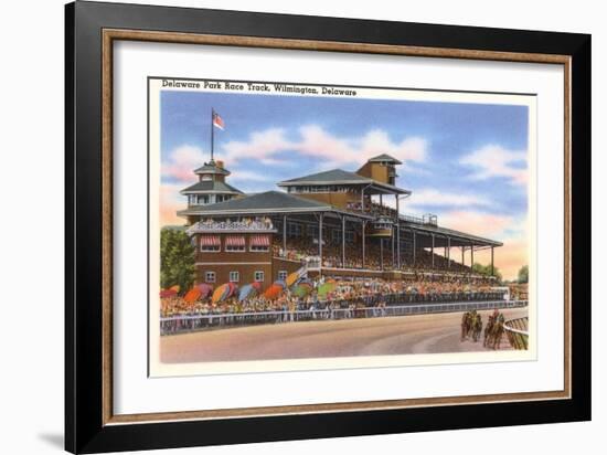 Delaware Park Race Track, Wilmington, Delaware-null-Framed Premium Giclee Print