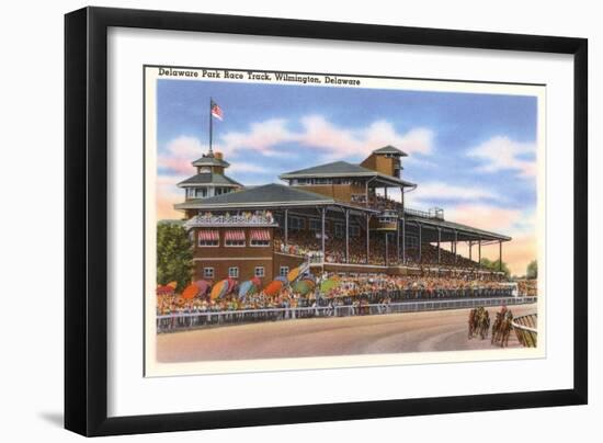 Delaware Park Race Track, Wilmington, Delaware-null-Framed Premium Giclee Print