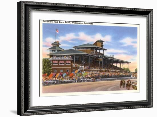 Delaware Park Race Track, Wilmington, Delaware-null-Framed Premium Giclee Print