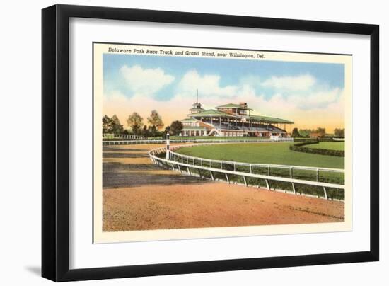 Delaware Park Race Track, Wilmington, Delaware-null-Framed Art Print