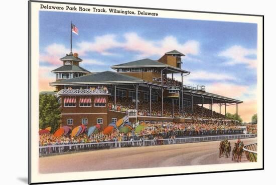 Delaware Park Race Track, Wilmington, Delaware-null-Mounted Art Print