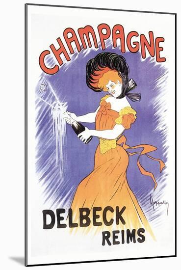 Delbeck Reims Champagne-Leonetto Cappiello-Mounted Art Print