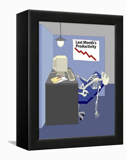 Deleting Spam-Linda Braucht-Framed Premier Image Canvas