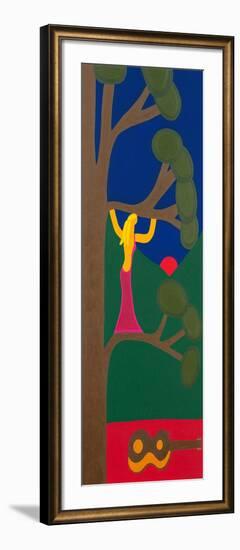 Delfina in Her Spring, 2022, ( Oil on Linen)-Cristina Rodriguez-Framed Giclee Print