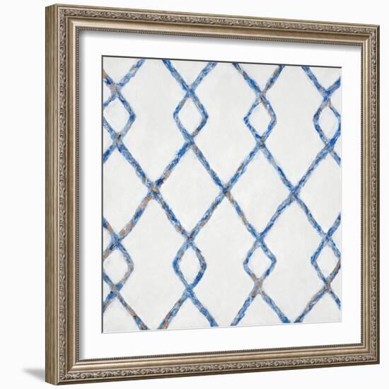 Delft Blue Pattern 2-Hope Smith-Framed Art Print