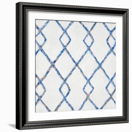 Delft Blue Pattern 2-Hope Smith-Framed Art Print