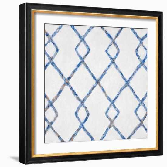 Delft Blue Pattern 2-Hope Smith-Framed Art Print