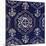 Delft Blue Pattern 4-Hope Smith-Mounted Art Print