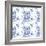 Delft Delight Pattern I-Kristy Rice-Framed Art Print