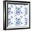 Delft Delight Pattern I-Kristy Rice-Framed Art Print