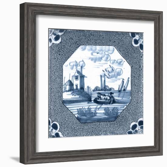 Delft Tile IV-Vision Studio-Framed Art Print