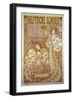 Delftsche Slaolie, Advertising Poster for Salad Dressing, 1895, by Jan Toorop (1858-1928)-Jan Theodore Toorop-Framed Giclee Print