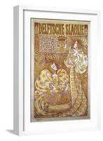 Delftsche Slaolie, Advertising Poster for Salad Dressing, 1895, by Jan Toorop (1858-1928)-Jan Theodore Toorop-Framed Giclee Print