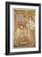 Delftsche Slaolie, Advertising Poster for Salad Dressing, 1895, by Jan Toorop (1858-1928)-Jan Theodore Toorop-Framed Giclee Print