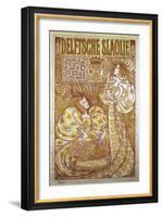 Delftsche Slaolie, Advertising Poster for Salad Dressing, 1895, by Jan Toorop (1858-1928)-Jan Theodore Toorop-Framed Giclee Print