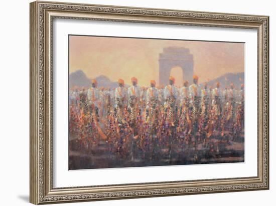 Delhi Parade-Lincoln Seligman-Framed Giclee Print