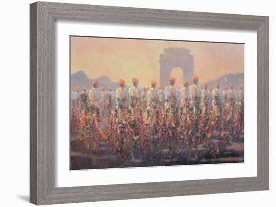 Delhi Parade-Lincoln Seligman-Framed Giclee Print