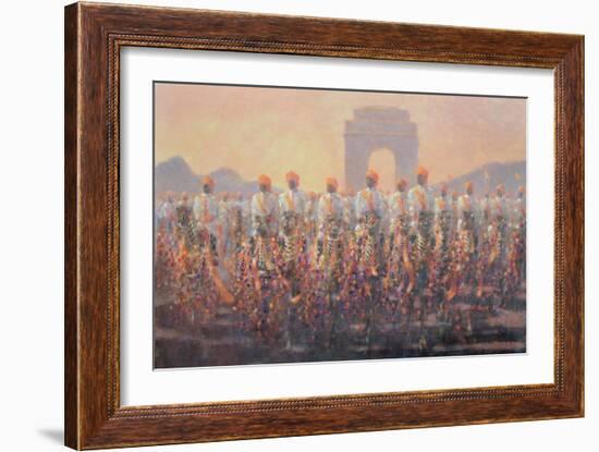 Delhi Parade-Lincoln Seligman-Framed Giclee Print