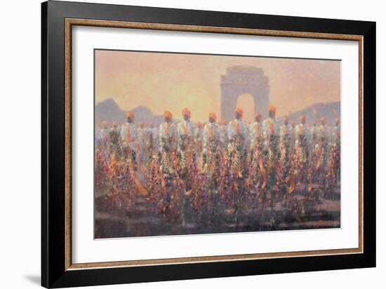 Delhi Parade-Lincoln Seligman-Framed Giclee Print