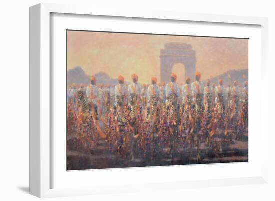 Delhi Parade-Lincoln Seligman-Framed Giclee Print