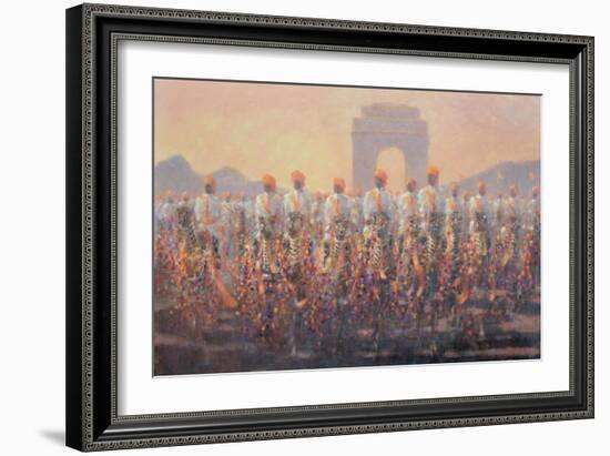 Delhi Parade-Lincoln Seligman-Framed Giclee Print