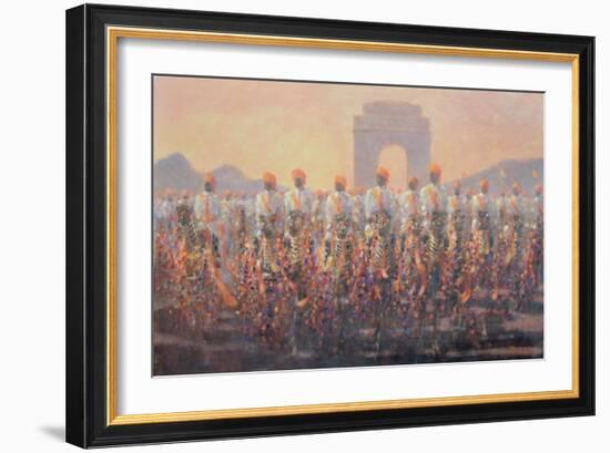 Delhi Parade-Lincoln Seligman-Framed Giclee Print