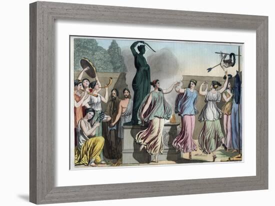 Delian Dance-Stefano Bianchetti-Framed Giclee Print