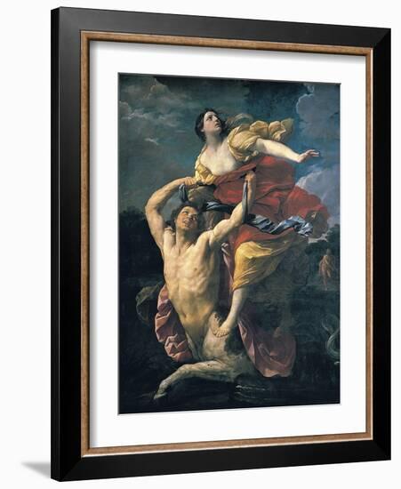 Delianira Abducted by the Centaur Nessus-Guido Reni-Framed Art Print