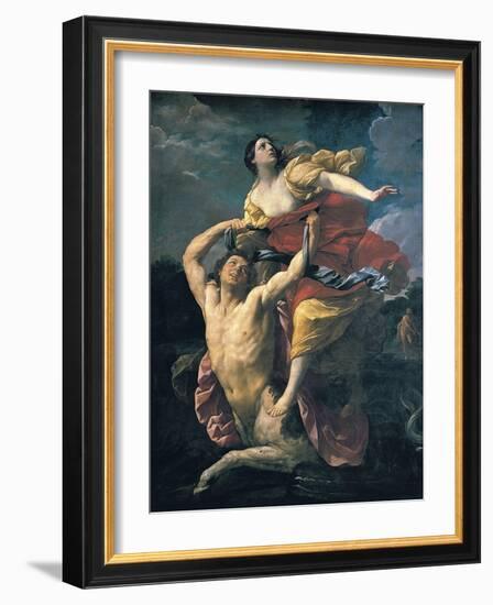 Delianira Abducted by the Centaur Nessus-Guido Reni-Framed Art Print