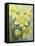 Delias Mysis (Union Jack) Butterfly on Daffodils-Karen Armitage-Framed Premier Image Canvas