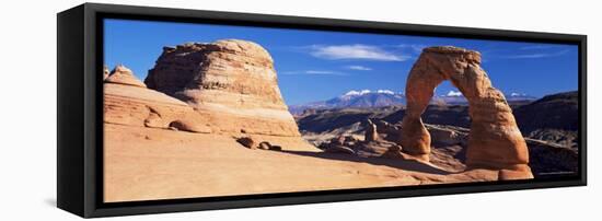 Delicate Arch, Arches National Park, Moab, Utah, United States of America (U.S.A.), North America-Lee Frost-Framed Premier Image Canvas