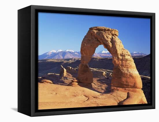 Delicate Arch, Arches National Park, Moab, Utah, USA-Lee Frost-Framed Premier Image Canvas