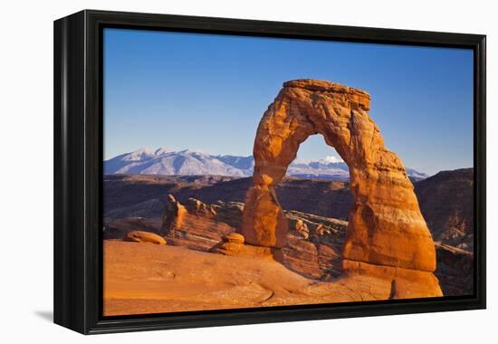 Delicate Arch, Arches National Park, Near Moab, Utah, United States of America, North America-Neale Clark-Framed Premier Image Canvas