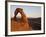 Delicate Arch at Sunset, Arches National Park, Utah, United States of America, North America-James Hager-Framed Photographic Print