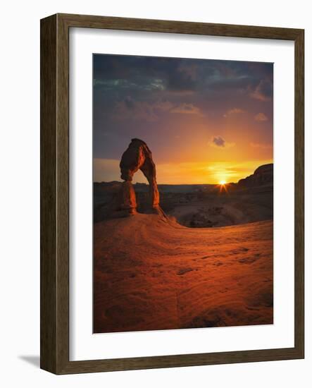 Delicate Arch in Arches National Park-Jon Hicks-Framed Photographic Print