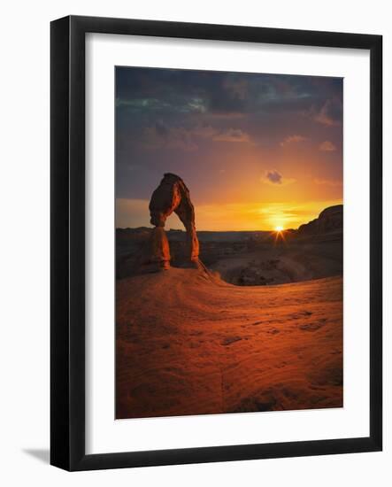 Delicate Arch in Arches National Park-Jon Hicks-Framed Photographic Print