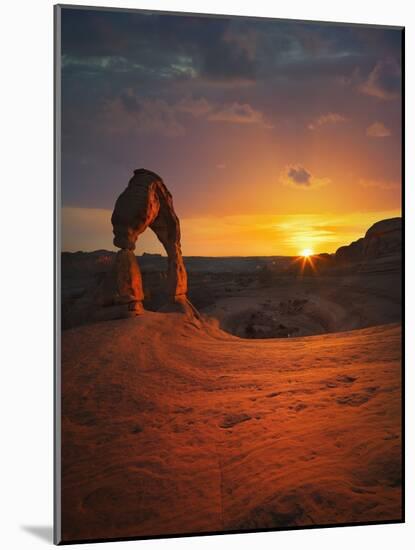 Delicate Arch in Arches National Park-Jon Hicks-Mounted Photographic Print