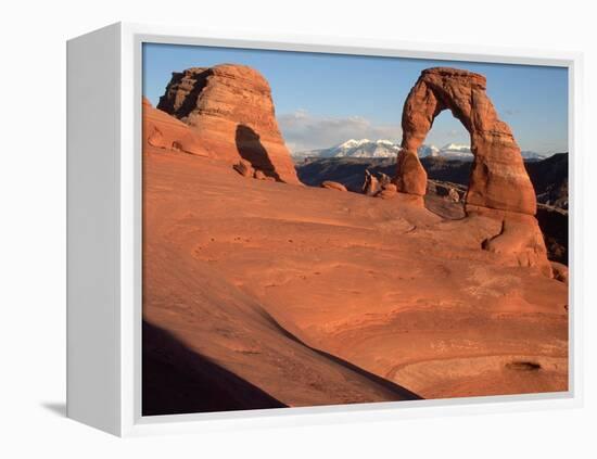 Delicate Arch in Low-Lying Sunlight-Joe McDonald-Framed Premier Image Canvas