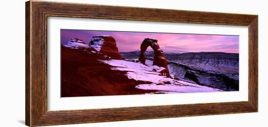 Delicate Arch in Winter, Arches National Park, Utah, Usa-null-Framed Photographic Print