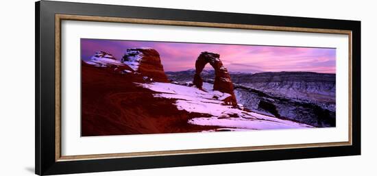 Delicate Arch in Winter, Arches National Park, Utah, Usa-null-Framed Photographic Print