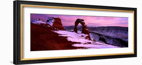 Delicate Arch in Winter, Arches National Park, Utah, Usa-null-Framed Photographic Print
