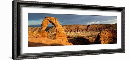 Delicate Arch - Panoramic Landscape - Arches National Park - Utah - United States-Philippe Hugonnard-Framed Photographic Print