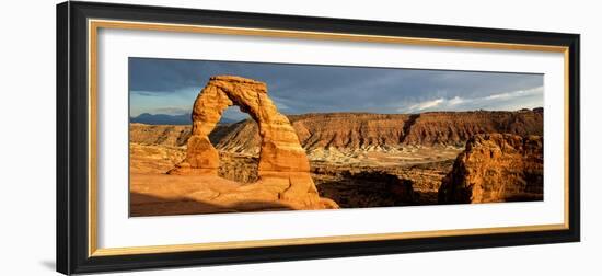 Delicate Arch - Panoramic Landscape - Arches National Park - Utah - United States-Philippe Hugonnard-Framed Photographic Print