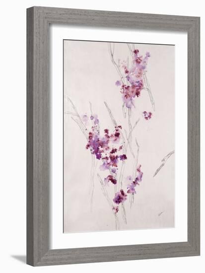 Delicate Blossoms I-Rikki Drotar-Framed Giclee Print