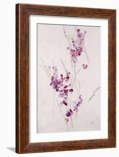 Delicate Blossoms I-Rikki Drotar-Framed Giclee Print